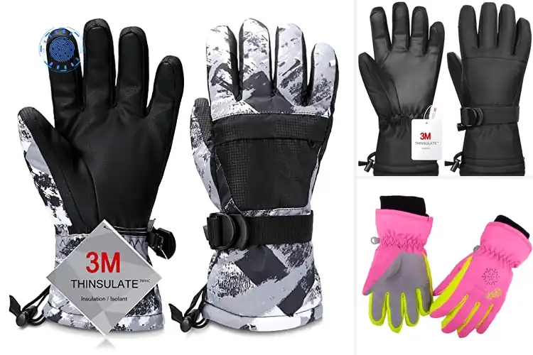 Detailed view of Best Children Snowboarding Gloves