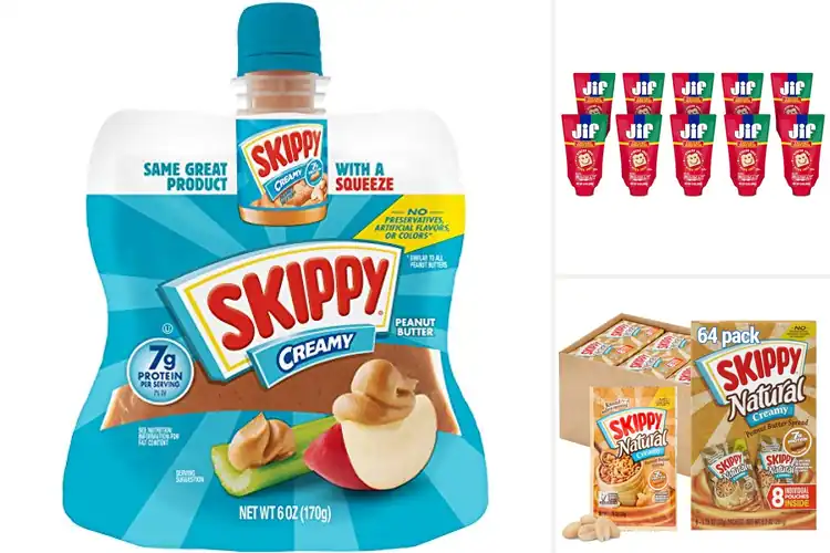 Detailed view of Best Creamy Peanut Butter Squeeze Pouches