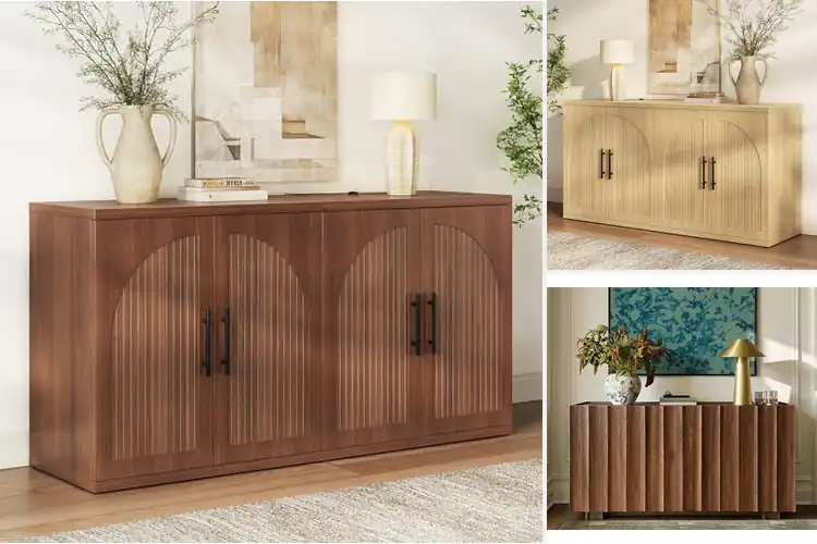 Detailed view of Best Credenzas With Adjustable Shelves