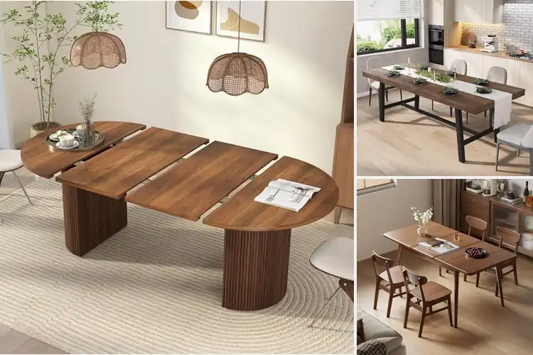 Detailed view of Best Extendable Dining Tables: Perfect for Growing Families