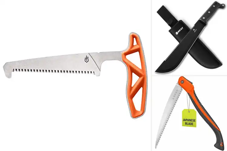 Detailed view of Best Full Tang Camp Saws