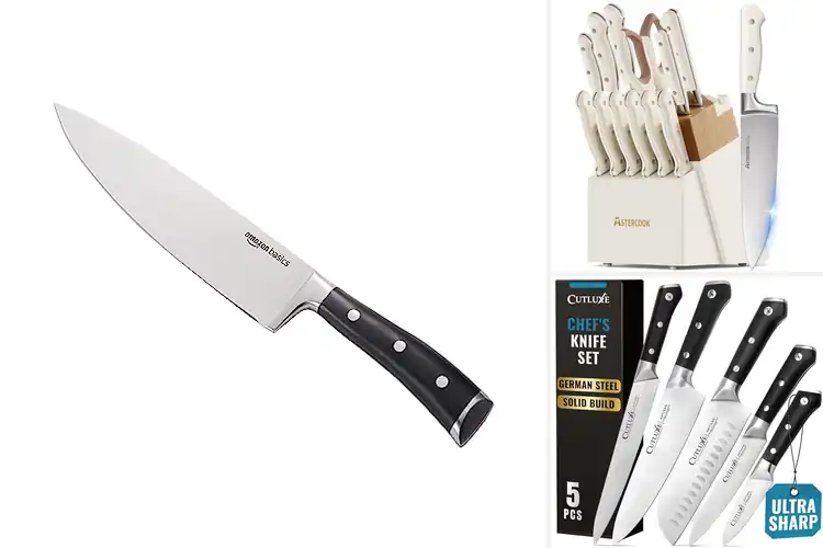Detailed view of Best Full Tang Kitchen Knives