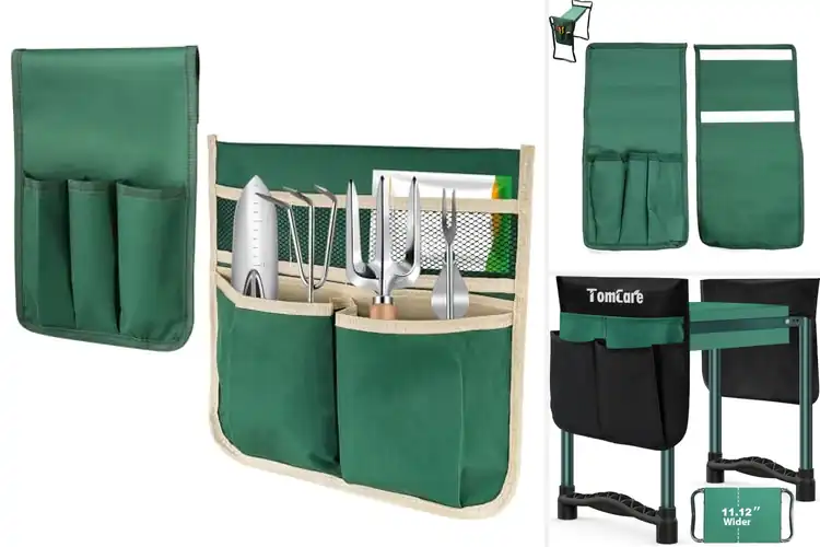 Detailed view of Best Garden Kneelers with Tool Pouches