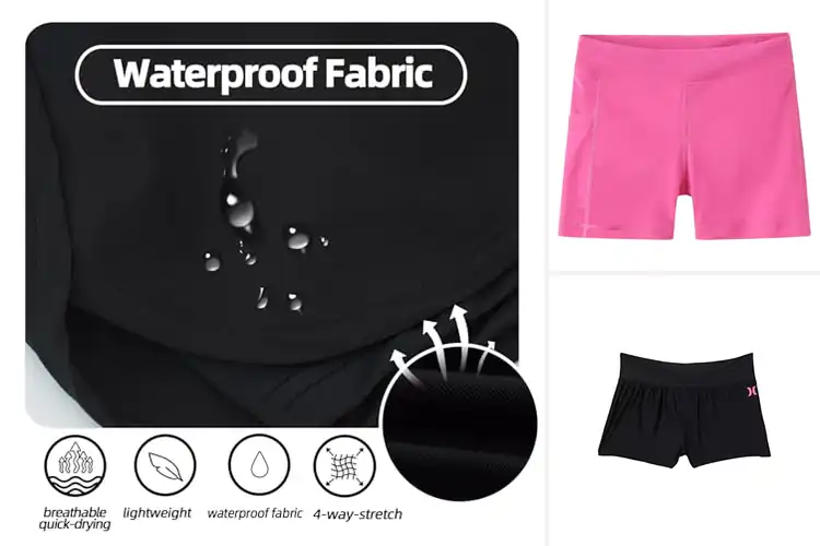 Detailed view of Best Girls Swim Shorts