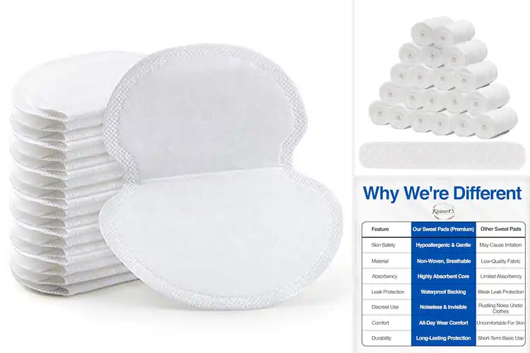 Detailed view of Best Hypoallergenic Sweat Pads