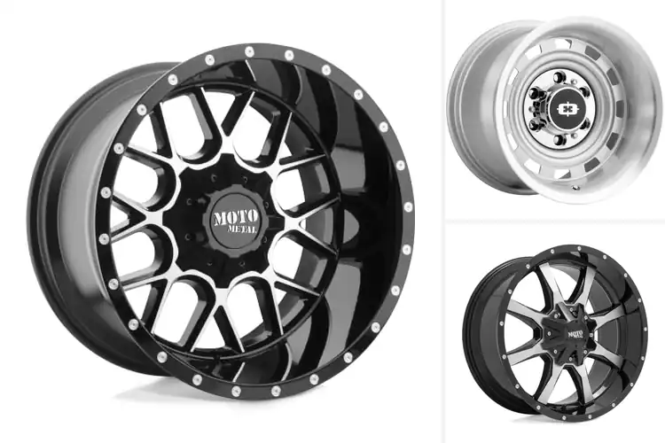 Detailed view of Best Machined 20×10 Alloy Wheels: Make a Bold Statement