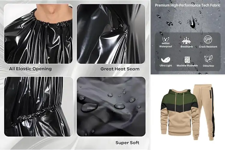 Detailed view of Best Men Gym Sweat Suits: Top 10 for Power Workouts