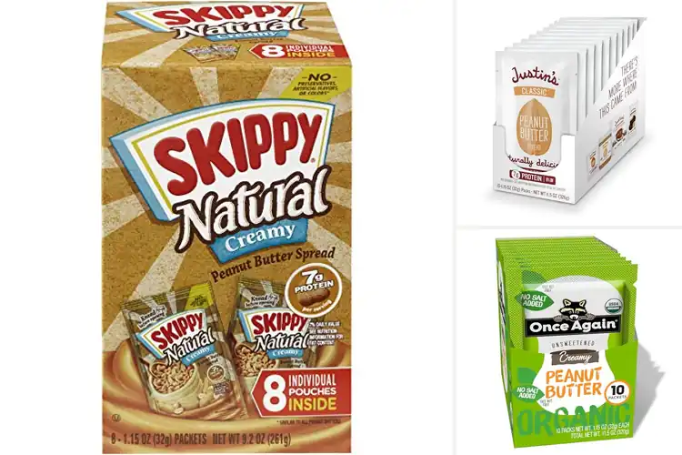 Detailed view of Best No Preservative Peanut Butter Pouches