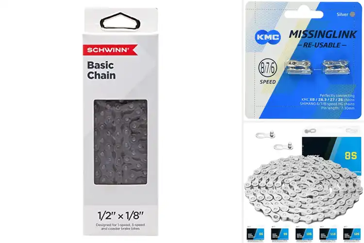 Detailed view of Best Non-Directional Bike Chain Links