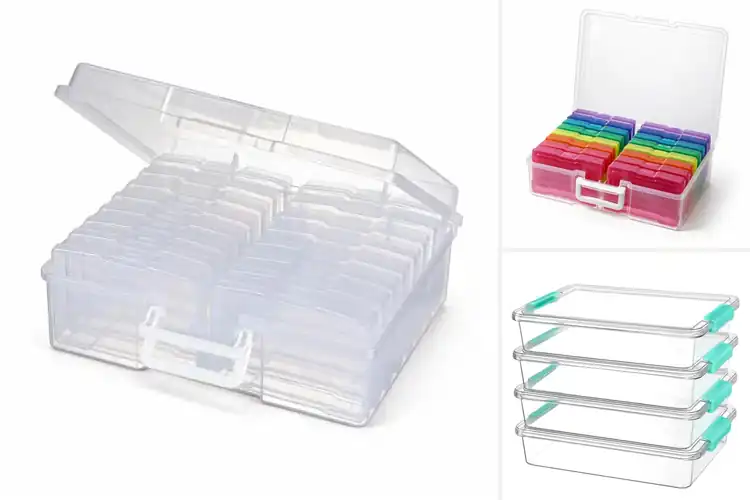 Detailed view of Best Stackable Photo Containers