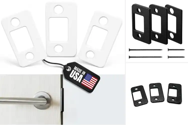 Detailed view of Best Strike Plate Shims: Fix Misaligned Doors Fast
