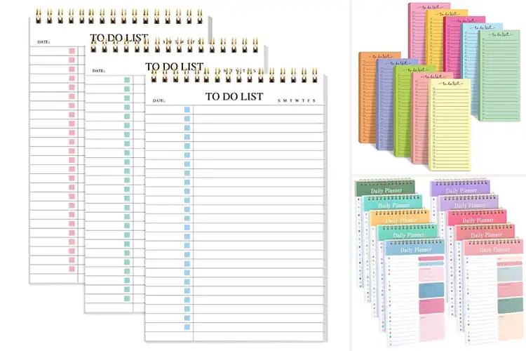Detailed view of Best To Do List Notepads