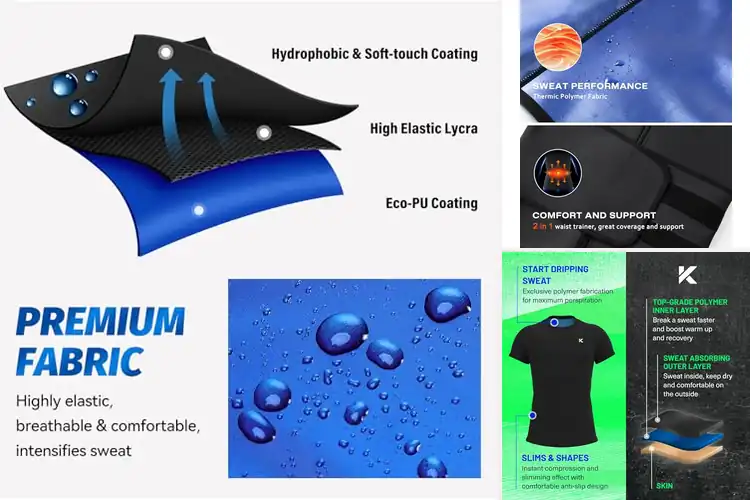 Detailed view of Best Weight Loss Sauna Shirts